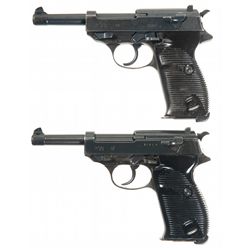 Two P-38 Semi-Automatic Pistols