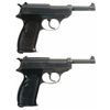 Image 2 : Two P-38 Semi-Automatic Pistols