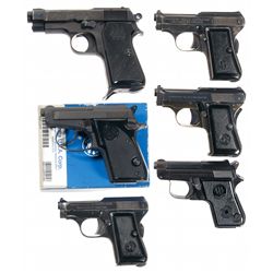 Six Beretta Semi-Automatic Pistols