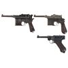 Image 1 : Three German Semi-Automatic Pistols