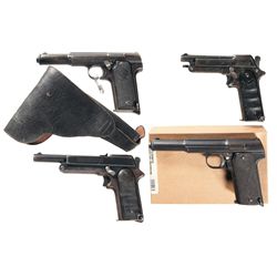 Four semi-Automatic Pistols