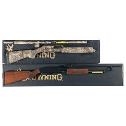 Two Boxed Browning Shotguns with Original Boxes