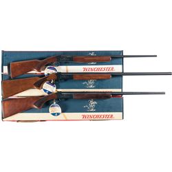 Three Winchester Single-Shot Shotguns with Original Boxes
