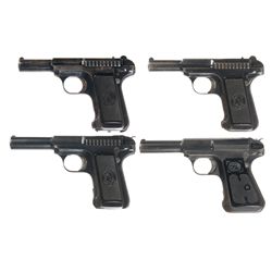 Collector's Lot of Four Savage Semi-Automatic Pistols