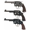 Image 1 : Three Smith & Wesson Model 1917 Double Action Revolvers