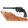 Image 1 : Colt New Service Model Double Action Revolver with Inscribed Flap Holster