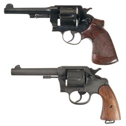 Two Double Action Revolvers