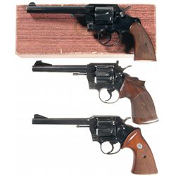 Three Double Action Revolvers