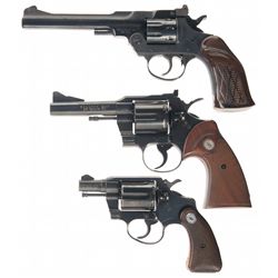 Three Double Action Revolvers