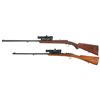 Image 1 : Two Husqvarna Sakrat Model Single Shot Bolt Action Rifles