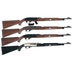 Four Remington Semi-Automatic Rifles