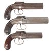 Image 1 : Three Percussion Pepperbox Revolvers