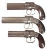 Image 2 : Three Percussion Pepperbox Revolvers