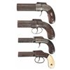 Image 2 : Collector's Lot of Four Pepperboxes