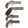 Image 1 : Four Pepperbox Pistols