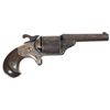 Image 1 : Moore's Patent Teat-Fire Revolver with Unique Etched and Engraved Cylinder Scene