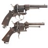 Image 1 : Collector's Lot of Two Double Action European Pinfire Revolvers