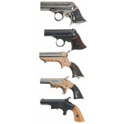 Collector's Lot of Five Derringer Style Pistols
