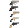 Image 2 : Collector's Lot of Five Derringer Style Pistols