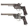 Image 2 : Collector's Lot of Two Spanish Single Action Pinfire Revolvers