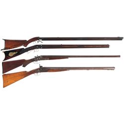 Four Percussion Long Guns