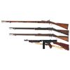 Image 2 : Three Antique Longarms and An Auto Ordnance Sub-Machine Gun Display Model-A) Snider Breech Loading R