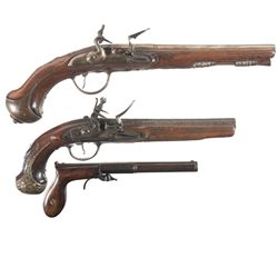 Three Antique Pistols