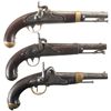 Image 1 : Three Martial Percussion Pistols
