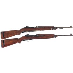 Two M1 Semi-Automatic Carbines