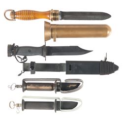 Four Naval Knives