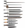 Image 1 : Three Nazi Daggers and Five Bayonets