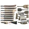 Image 1 : Large Grouping of U.S. Machetes, Hatchets and Entrenching Tools