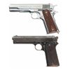 Image 1 : Two Colt Semi-Automatic Pistols with Boxes