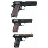 Image 2 : Three Colt Semi-Automatic Pistols
