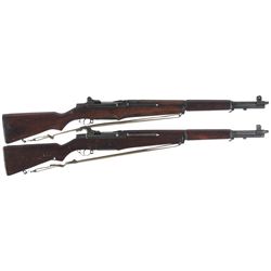 Two M1 Garand Semi-Automatic Rifles