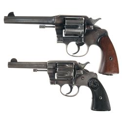 Two Colt Double Action Revolvers