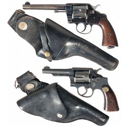 Two Double Action Revolvers