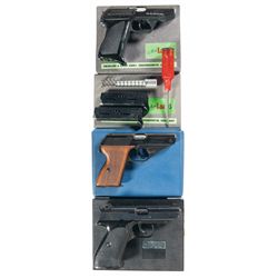 Three Boxed Semi-Automatic Pistols
