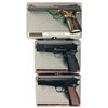 Image 1 : Three Browning Semi-Automatic Pistols with Original Cases