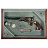 Image 1 : Cased United States Historical Society Robert E. Lee Commemorative 1851 Navy Percussion Revolver wit