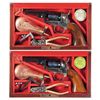 Image 1 : Two Cased Italian Reproductions of the Colt Model 1849 Wells Fargo Percussion Revolver with Accessor