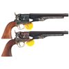 Image 2 : Cased Pair of Colt Model 1860 Army Cavalry Commemorative Percussion Revolvers with Accessories