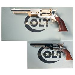 Collector's Lot of Two Boxed Colt Black Powder Signature Series Revolvers