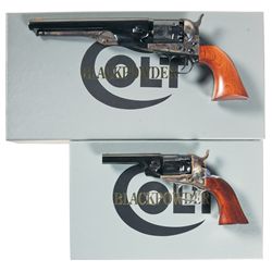 Two Boxed Colt Black Powder Signature Series Revolvers
