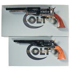 Collector's Lot of Two Boxed Colt Black Powder Signature Series Revolvers