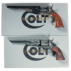 Collector's Lot of Two Boxed Colt Black Powder Series Revolvers