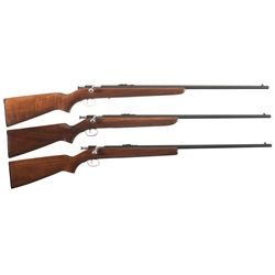 Three Winchester Bolt Action Rifles