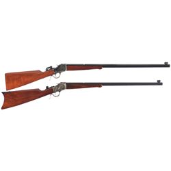 Two Navy Arms Single Shot Model 1885 Single Shot High Wall Rifles