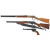 Image 2 : Two Lever Action Long Guns and a Revolver