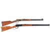 Image 1 : Two Winchester Model 94 Lever Action Commemorative Long Guns
